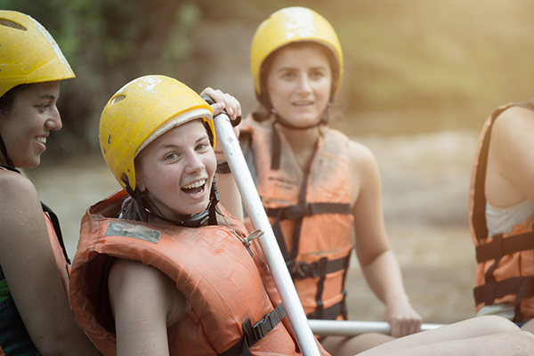 happy rafting clients